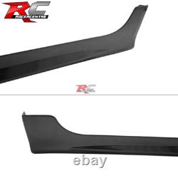 Fit 12-15 Honda Civic 9th 4Dr Mugen RR Style Side Skirts Rocker Panels ABS 2PCS