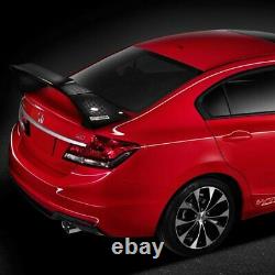 Fit 2012-2015 Honda CIVIC Sedan Real Carbon Fiber Mugen Style Rear Trunk Spoiler