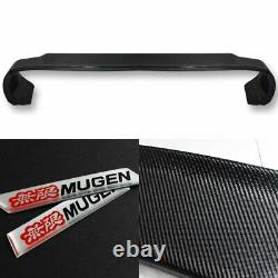 Fit 2012-2015 Honda CIVIC Sedan Real Carbon Fiber Mugen Style Rear Trunk Spoiler