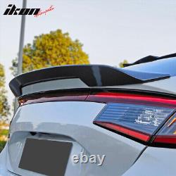 Fit 22-24 Honda Civic Hatchback Mugen Style Trunk Spoiler ABS Carbon Fiber Print