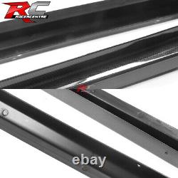 Fit 22-25 Honda Civic Sedan Hatchback Mugen Carbon Fiber Print Side Skirts PP