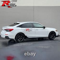 Fit 22-25 Honda Civic Sedan Hatchback Mugen Side Skirt Rocker Panel Unpainted PP