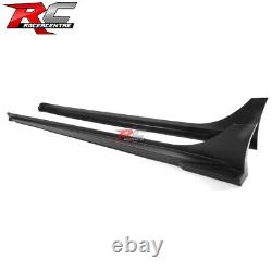 Fit 22-25 Honda Civic Sedan Hatchback Mugen Side Skirt Rocker Panel Unpainted PP