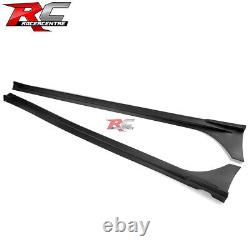 Fit 22-25 Honda Civic Sedan Hatchback Mugen Side Skirt Rocker Panel Unpainted PP