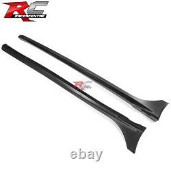 Fit 22-25 Honda Civic Sedan Hatchback Mugen Side Skirt Rocker Panel Unpainted PP