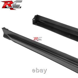 Fit 22-25 Honda Civic Sedan Hatchback Mugen Side Skirt Rocker Panel Unpainted PP