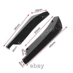 Fit 96-98 Honda Civic Mugen Front Bumper Lip /Spoiler Body Kit Side+Skirt Rear