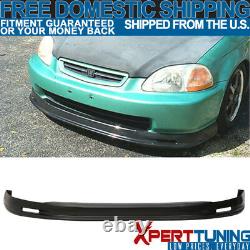 Fit 96-98 Honda Civic Polypropylene Front Bumper Lip Spoiler + Sun Window Visor