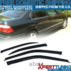 Fit 96-98 Honda Civic Polypropylene Front Bumper Lip Spoiler + Sun Window Visor