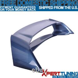 Fit For 06-11 Honda Civic 4Dr Mugen ABS Trunk Spoiler Painted Atomic Blue Metal