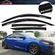 Fit For 16-20 Honda Civic Coupe Window Visor Mugen Style Shade With Sport Vent