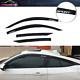 Fit For 16-20 Honda Civic Coupe Window Visor With Sport Guard Mugen Style Acrylic