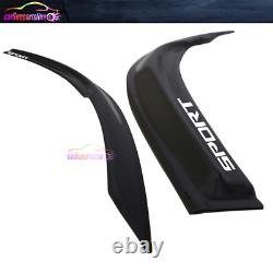 Fit For 16-20 Honda Civic Coupe Window Visor with Sport Guard Mugen Style Acrylic