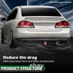 Fit For 2006-2011 Honda Civic 4 Door Air Dam Chin Diffuser Mugen Rear Bumper Lip