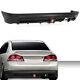 Fit For 2006-2011 Honda Civic 4dr Air Dam Chin Diffuser Mugen Rear Bumper Lip