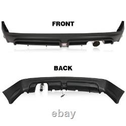 Fit For 2006-2011 Honda Civic 4dr Air Dam Chin Diffuser Mugen Rear Bumper Lip