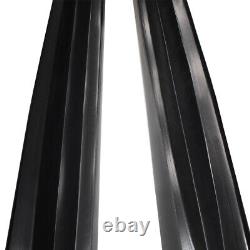 Fit for 2006-2011 Honda Civic 4 Door Mugen RR Style Side Skirts Unpainted Black