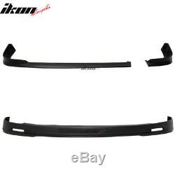 Fits 01-03 Honda Civic EM2 2DR Mugen Style Front + NEW TR Style Rear Bumper Lip