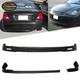 Fits 01-03 Honda Civic Em2 2dr Mugen Style Front + Type R Style Rear Bumper Lip