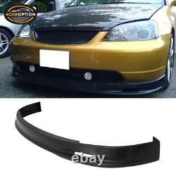 Fits 01-03 Honda Civic EM2 2DR Mugen Style Front + Type R Style Rear Bumper Lip