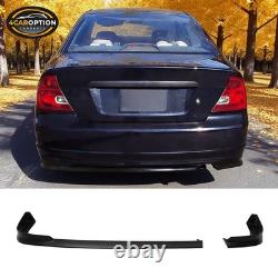 Fits 01-03 Honda Civic EM2 2DR Mugen Style Front + Type R Style Rear Bumper Lip