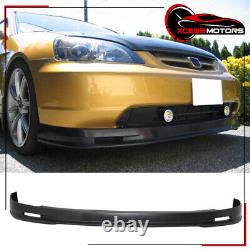 Fits 01-03 Honda Civic Mugen Style Front Lip + TR Style Rear Bumper Spoiler PP