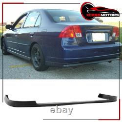 Fits 01-03 Honda Civic Mugen Style Front Lip + TR Style Rear Bumper Spoiler PP