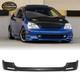 Fits 02-05 Honda Civic Si Hatchback Mugen Front Bumper Lip Spoiler Splitter Pu