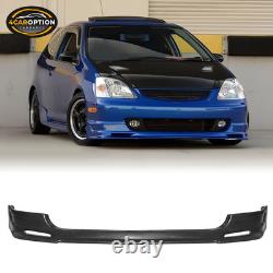 Fits 02-05 Honda Civic Si Hatchback Mugen Front Bumper Lip Spoiler Splitter PU