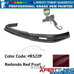 Fits 03-05 Honda Accord Mugen Mug Front Lip PP Painted #R522P Redondo Red Pearl