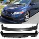 Fits 06-08 Civic Mugen Style Front Lip + Rear Lip With Smoke 3rd Led Light