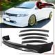 Fits 06-08 Honda Civic 4dr Front Bumper Lip Pu + Mug Style Side Window Visors