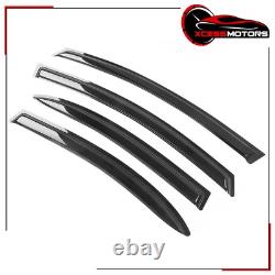 Fits 06-08 Honda Civic 4Dr Front Bumper Lip PU + Mug Style Side Window Visors