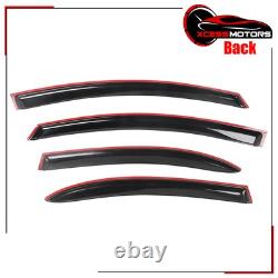 Fits 06-08 Honda Civic 4Dr Front Bumper Lip PU + Mug Style Side Window Visors