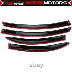 Fits 06-08 Honda Civic 4Dr Front Bumper Lip PU + Sun Window Visor