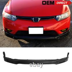 Fits 06-08 Honda Civic Coupe 2-Door Mugen Style Front Bumper Lip Protector PU