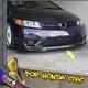Fits 06-08 Honda Civic Coupes Mugen Style Front Bumper Chin Lip Spoiler Body Kit