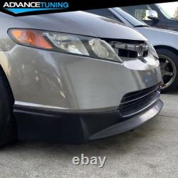 Fits 06-08 Honda Civic Sedan 4Dr Mugen Style Front Bumper Lip Lower Splitter PU