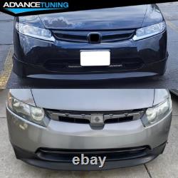 Fits 06-08 Honda Civic Sedan 4Dr Mugen Style Front Bumper Lip Lower Splitter PU