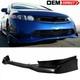 Fits 06-08 Honda Civic Sedan Front Bumper Lip Spoiler Guard Pu Mugen Si Style