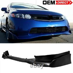 Fits 06-08 Honda Civic Sedan Front Bumper Lip Spoiler Guard PU Mugen SI Style