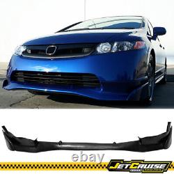 Fits 06-08 Honda Civic Sedan Mugen SI Style Front Bumper Lip Spoiler PU