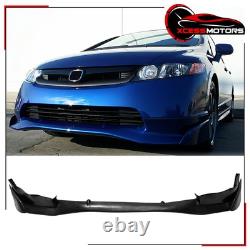 Fits 06-08 Honda Civic Sedan Mugen SI Style Front Lip Lower Spoiler Splitter PU