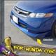 Fits 06-08 Honda Civic Sedan Mugen Si Style Front Bumper Chin Spoiler Lip Kit