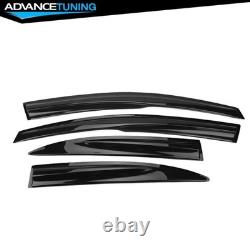 Fits 06-08 Honda Civic Sedan Mugen Style Front Bumper Lip + Slim Window Visors