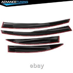 Fits 06-08 Honda Civic Sedan Mugen Style Front Bumper Lip + Slim Window Visors