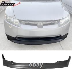 Fits 06-08 Honda Civic Sedan Mugen Style Unpainted Front Lip Chin Spoiler PU