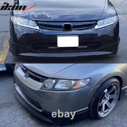 Fits 06-08 Honda Civic Sedan Mugen Style Unpainted Front Lip Chin Spoiler PU