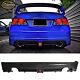 Fits 06-11 Civic 4dr Mugen Rr Style Rear Bumper Lip Diffuser Pp With 3rd Light
