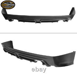 Fits 06-11 Civic 4DR Mugen RR Style Rear Bumper Lip Diffuser PP with 3rd Light